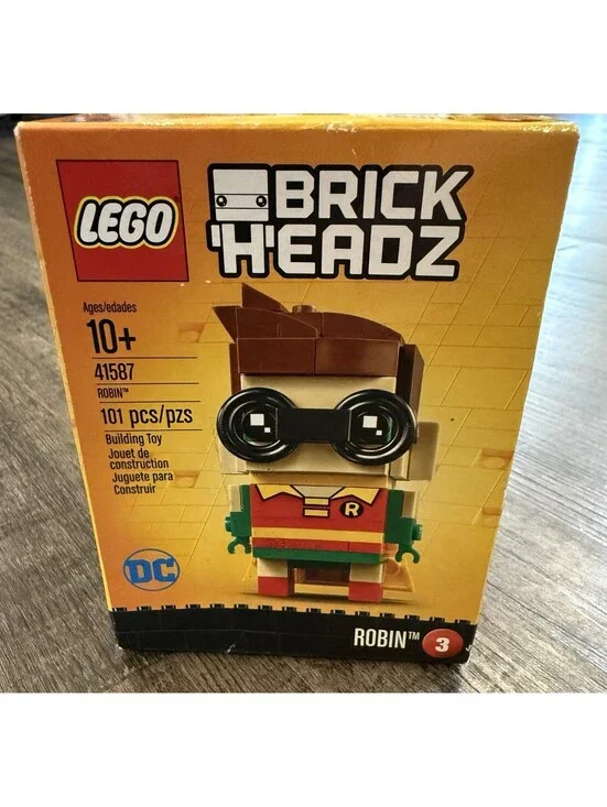 Lego Brick Heads Robin DC Comics Superhero 101 Pcs #41587 NIB