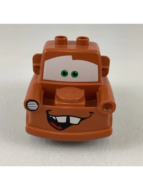 Lego Duplo Disney Pixar Cars Tow Mater Figure Building Block Character Truck