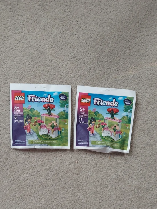 LEGO Friends Flower Stand Playset - Pink & Green