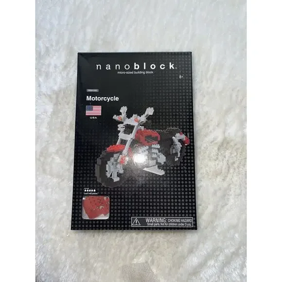 NANOBLOCK Motorcycle Micro‎ Sized Building Block Over 440 Pc Nbm-006 Brand NEW
