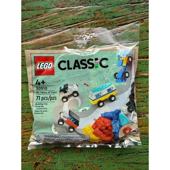 LEGO Classic 30510‎ 90 Years Of Cars New Sealed Polybag 4+