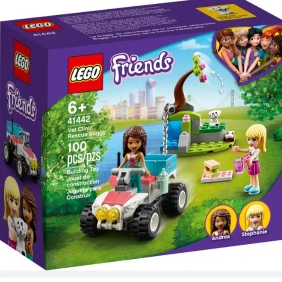 Lego Friends Vet Clinic Rescue Buggy 41442‎ Incomplete Andrea Stephanie