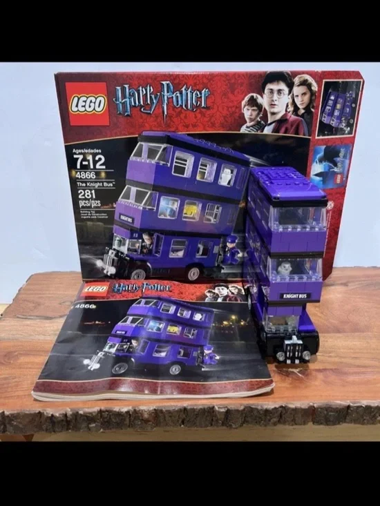 Retired and Rare Lego Harry Potter The Knight Bus [4866] Complete Set with Box