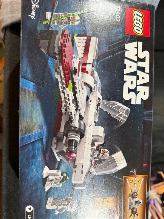 Lego Star Wars White Red Resistance Fighter Ship