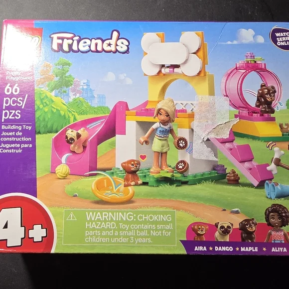 LEGO Friends PUPPY PLAYGROUND 66 Piece Ages 4+ Building Set 42665