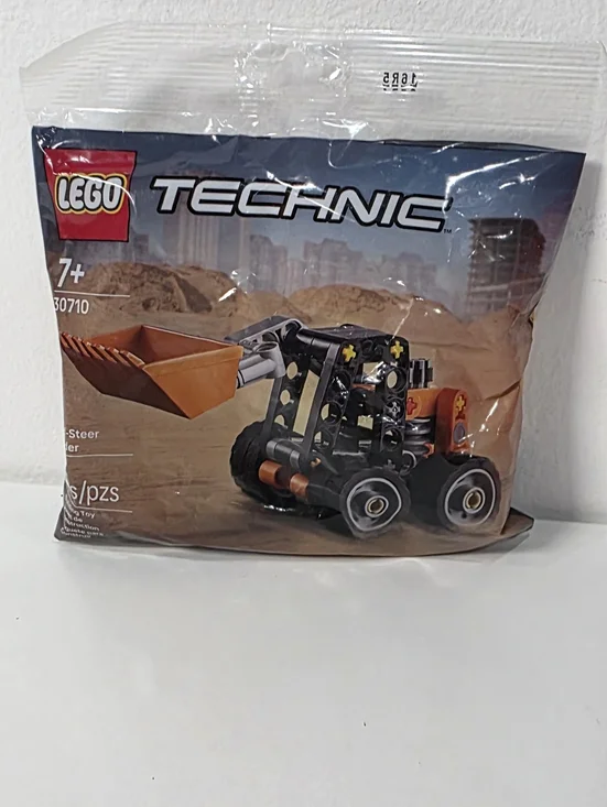 Lego Technic Orange and Black Mini Loader