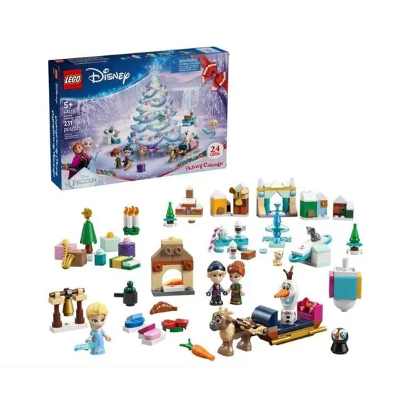 2025 LEGO® Disney Frozen Advent Calendar 43273 Ages 5+ 231 PCS Holiday Gift