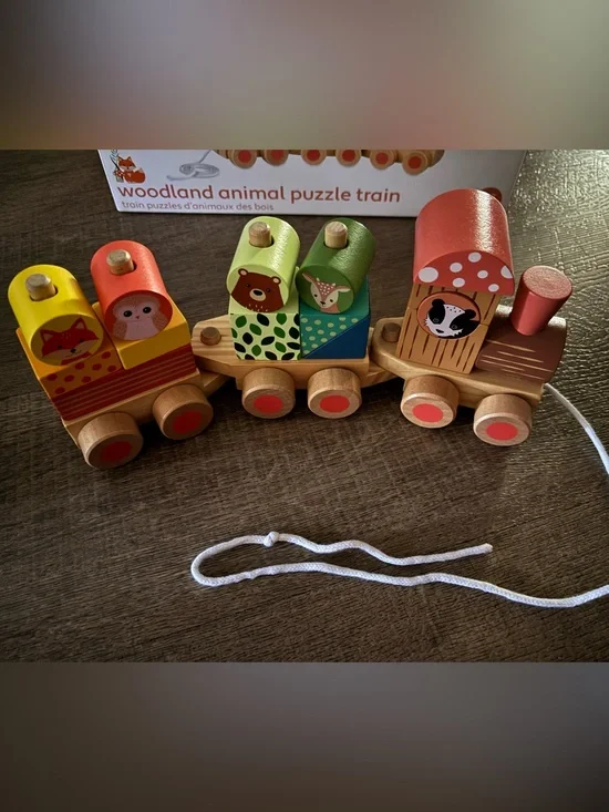 Woodland Animal Puzzle Train
