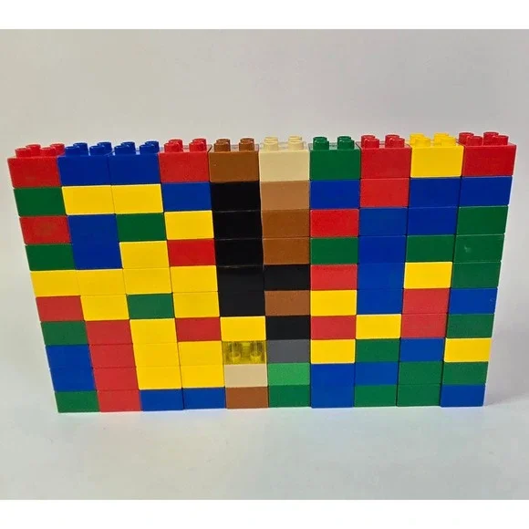 Lego Duplo Bulk Lot 100 Piece Assorted Building Bricks Multi Color Mixed Set