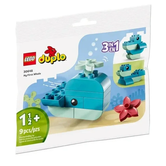 Lego Duplo 30648 My First Whale 3-in-1 Age 1.5+ NWT