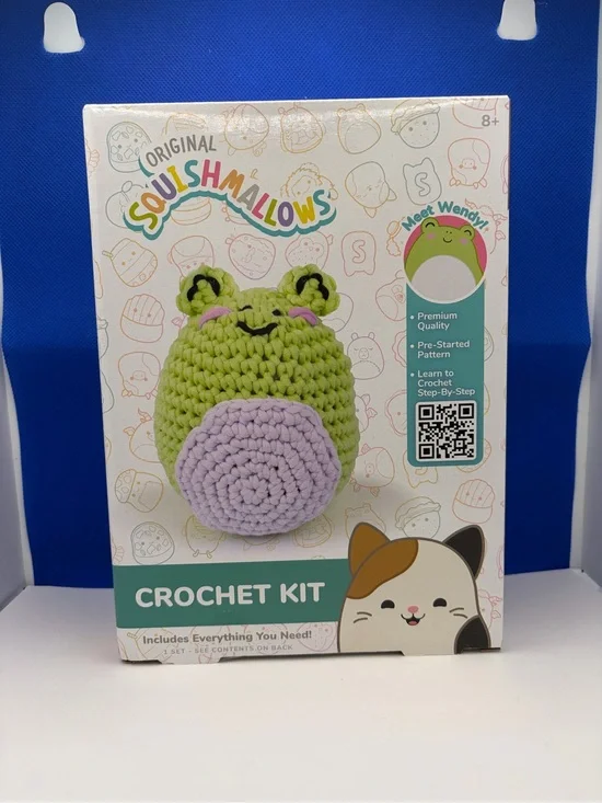 Squishmallows Wendy Frog Crochet Kit