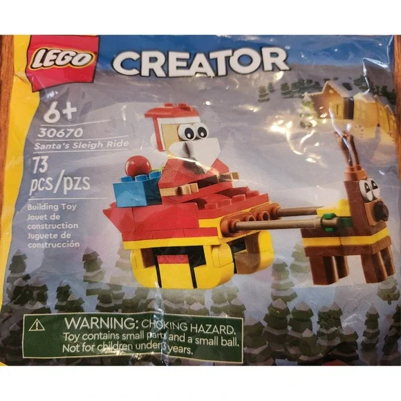 LEGO Creator 30670‎ Santa's Sleigh Ride Polybag - Christmas! - Sealed New