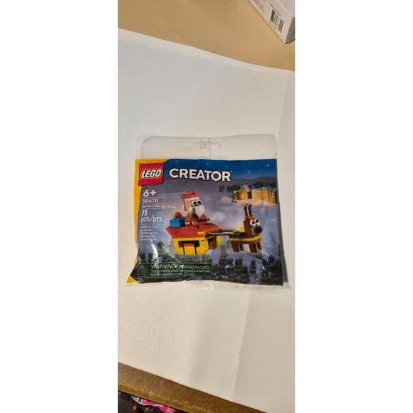 LEGO Creator Santa's Sleigh Ride 30670 Christmas Holiday Polybag New Sealed