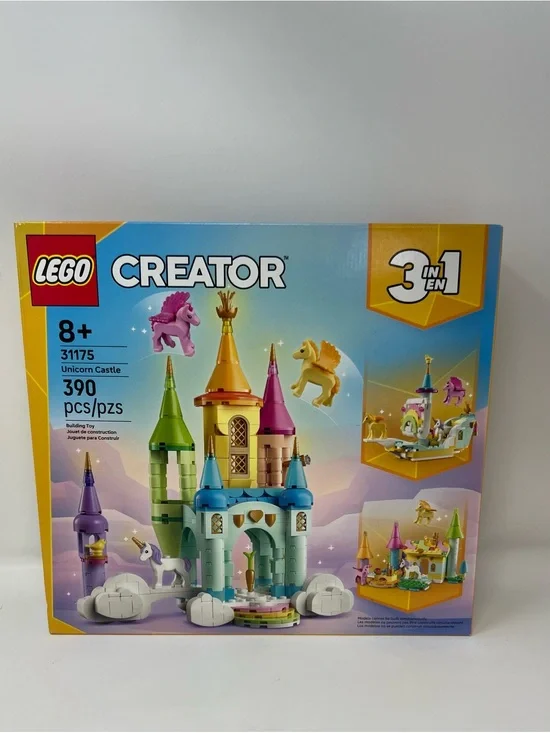 LEGO Creator 3 in 1 Unicorn Castle Building Toy for Kids - Unicorn Toy Trio New