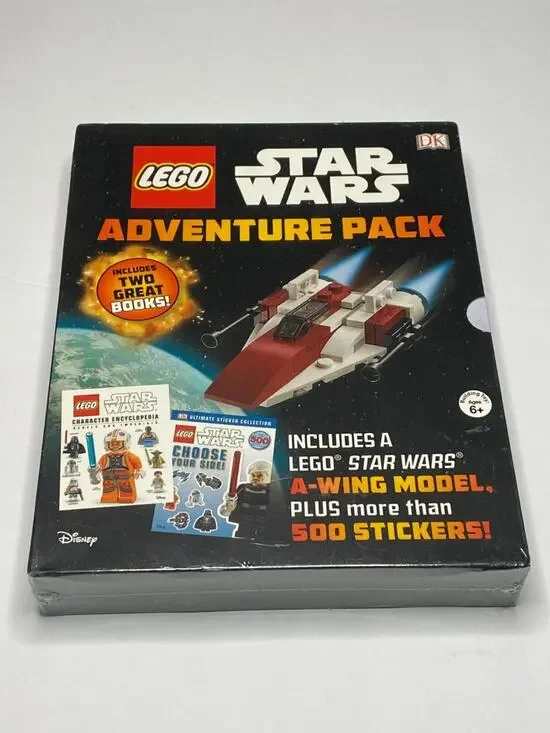 Lego Star Wars Adventure Pack A-Wing Model 2 Books Stickers Toy Kids NIB Disney