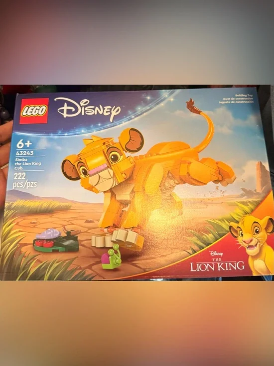 Disney Orange Lion Cub Building Set