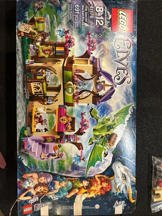 Lego Elves Playset with Purple, Green, Pink Accents