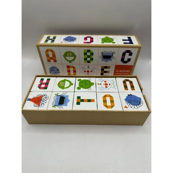 Ed Emberley Alphabet Blocks Ammo Books 2015 COMPLETE Whimsical Monsters