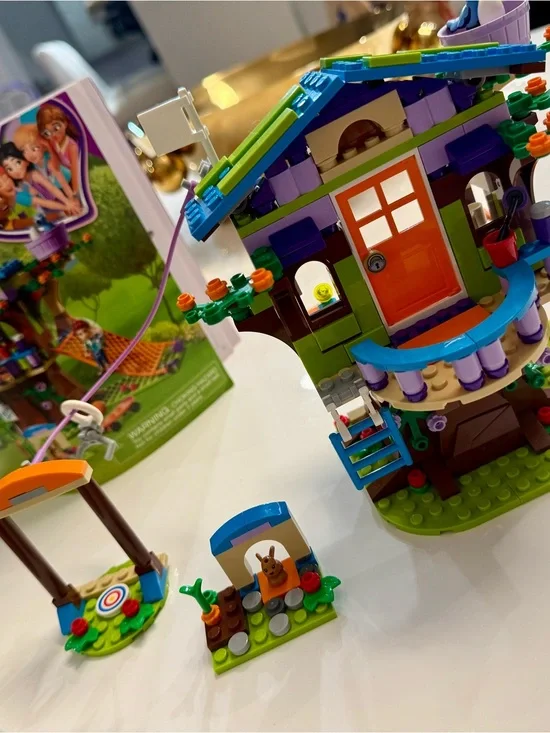 LEGO Friends Purple & Green Tree House Playset - Kids Toys