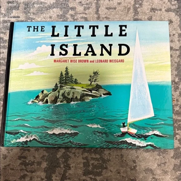 The Little Island Hardcover Picture Book - Blue & Teal Cover