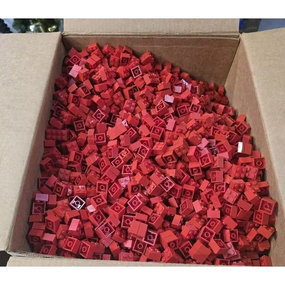 Vintage Red Lego 3003 2x2 Brick Lot 25 pieces.  Many lots available LOOK‎