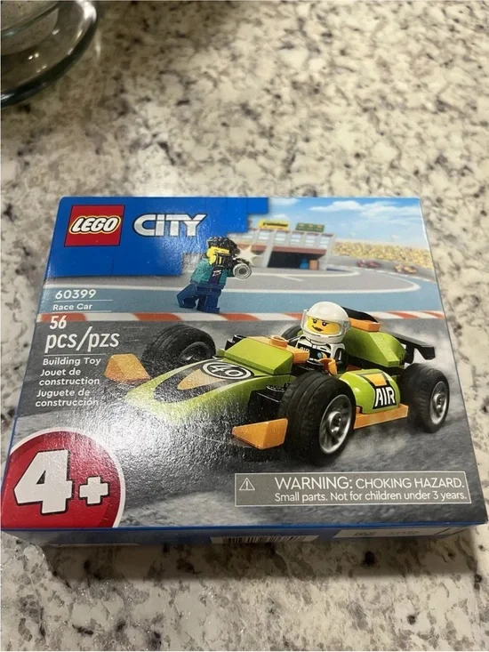 LEGO City Green and Orange Race Car Building Toy - 60399