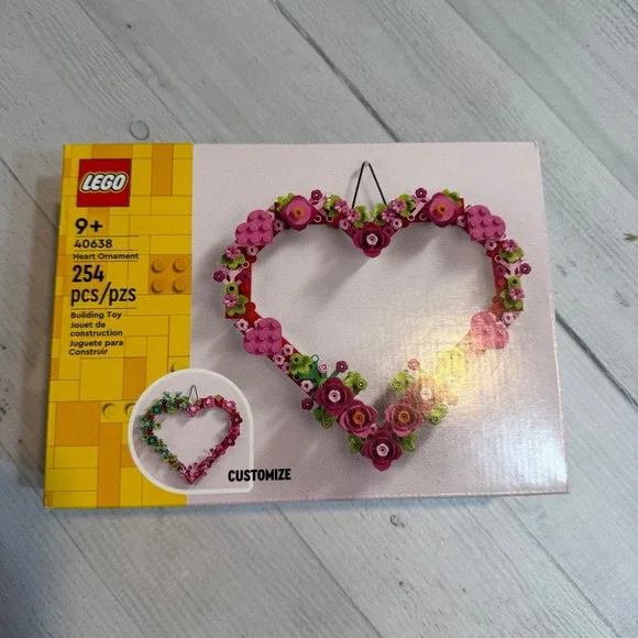 Lego Heart‎ Ornament 40638 NEW