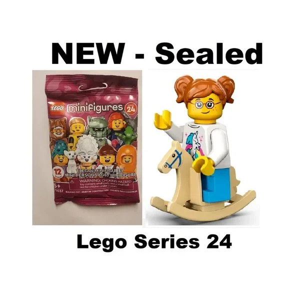 NEW - SEALED Lego Series 24 Minifigure 71037 Collectible Rockin’ Horse Rider