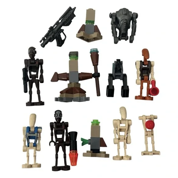 LEGO Star Wars Droid Minifigure Lot B1 B2 Super Commando Pilot Battle Droids