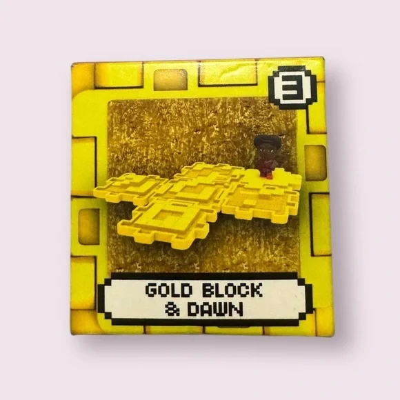 McDonald’s Minecraft Gold Block Dawn Toy #3 NWT Collectible