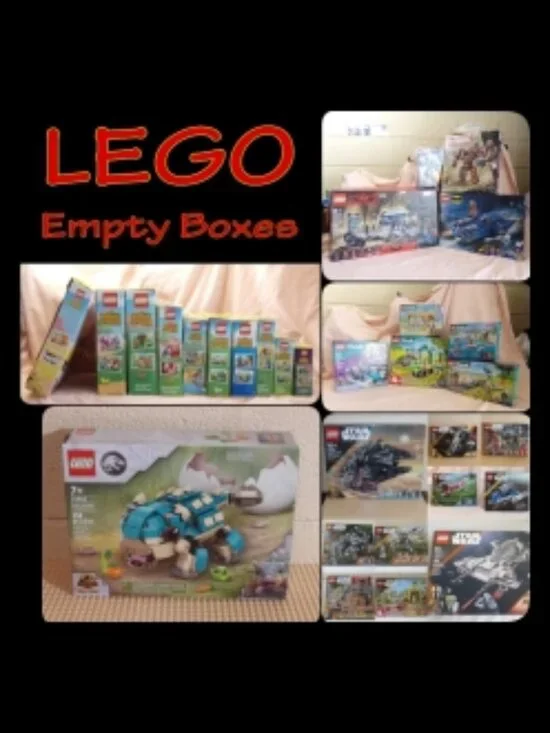 LEGO Empty Box Only – Star Wars Animal Crossing Friends City Space Ninjago +More