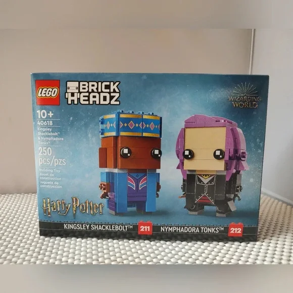 Lego BrickHeadz Kingsley Shacklebolt & Nymphadora Tonks 40618 Harry Potter