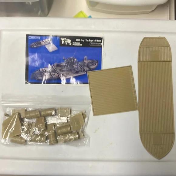 Verlinden 1/35 Flak Cargo Barge, WWII German kit, no 2369, new