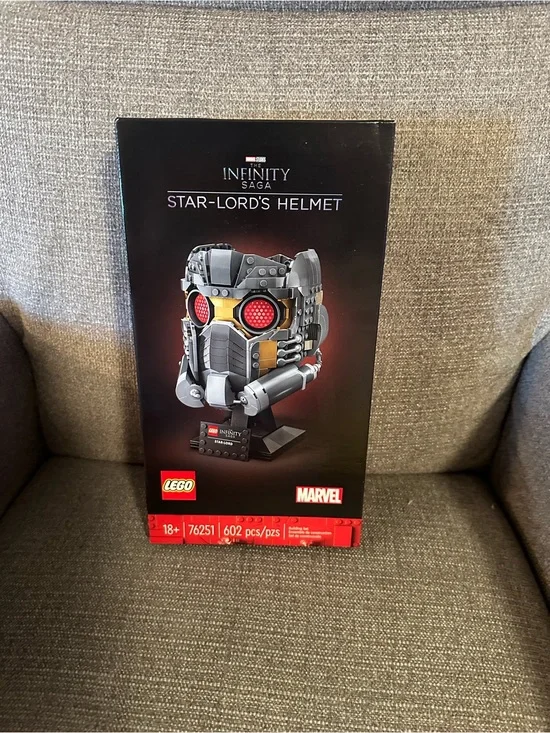 LEGO Star-Lord Helmet Box - Black, Red, Gray 76251