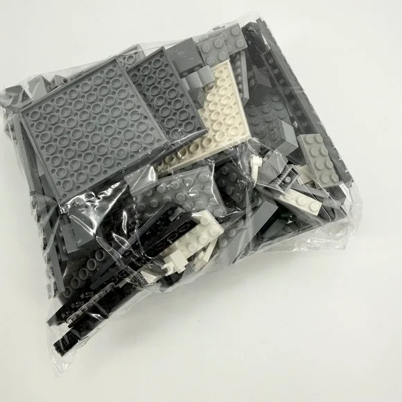 Lego Bulk Lot Color Sorted Gray White Black Mix 1 Pound Pieces Parts Bricks