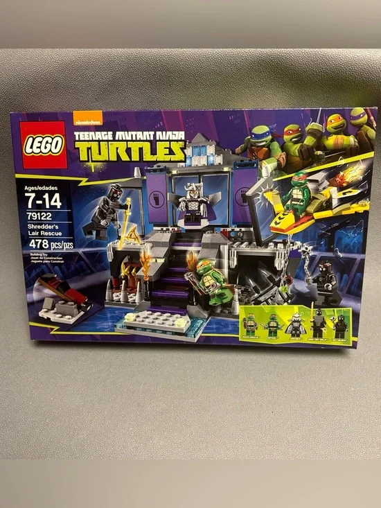 LEGO Teenage Mutant Ninja Turtles: Shredder's Lair Rescue (79122) New 478pc Set