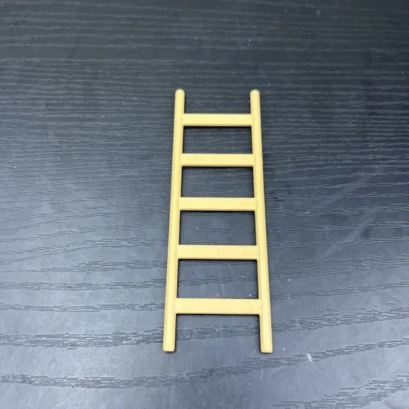 Vintage 1974 Playmobil Geobra 5-Rung Ladder Replacement Part Accessory Brown