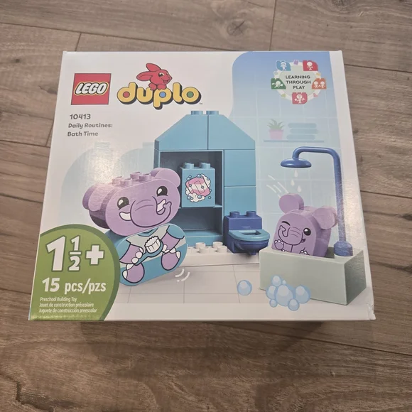 🐘 LEGO DUPLO Bath Time 10413 - NEW Baby Shower Gift Elephant NWT