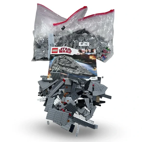 LEGO Star Wars 75190 First Order Star Destroyer Partial Set with Manual Gray