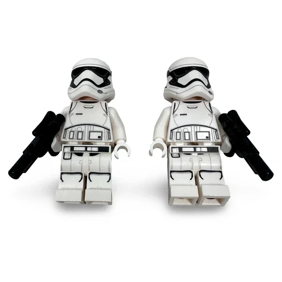 LEGO Star Wars First Order Stormtrooper Minifigures Set of 2 from 75190 Blasters