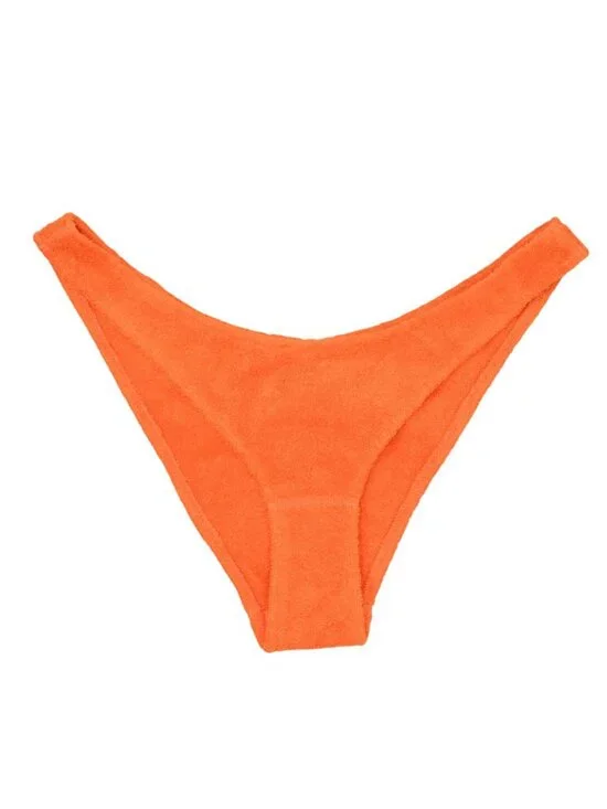 Triangl Swimwear Terry Bikini Bottoms in Orange