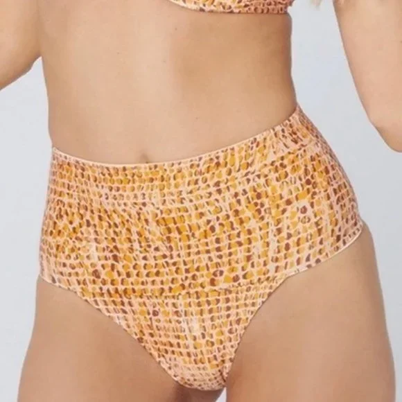 l*space Desi Classic High Waisted Bikini Swim‎ Bottom in  Wild Bunch