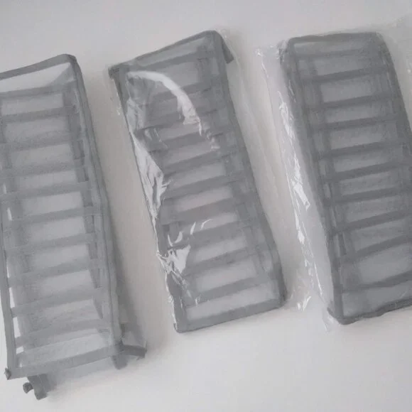 Mesh UnderGarment Organizers Grey Set of 2
