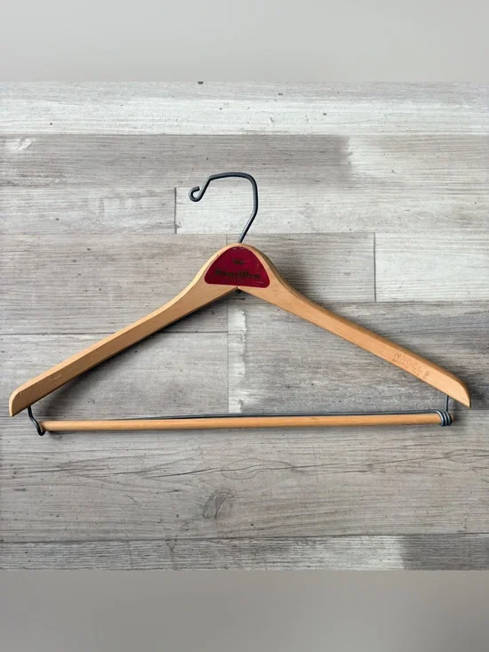 VTG Nagel Mfg. Co. Wooden Suit/Coat Hanger – Smith's Advertising (Austin, Texas)