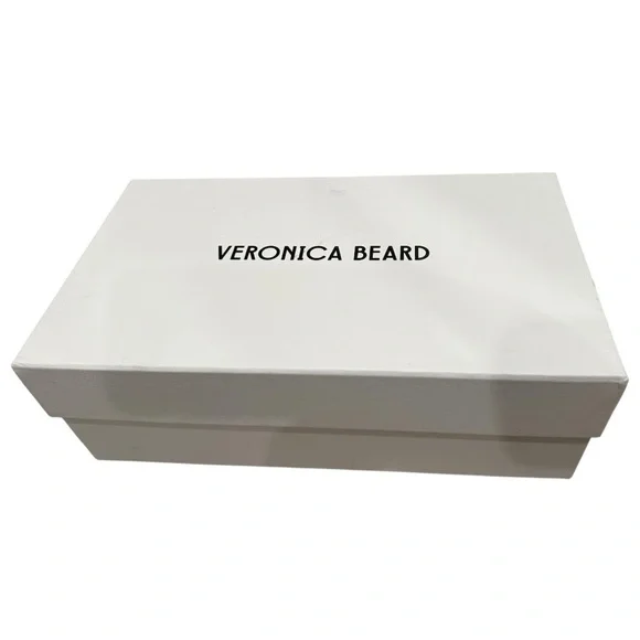 Veronica Beard Designer Shoe Box | White Storage Box |  13” x 7,5” x 4.5”