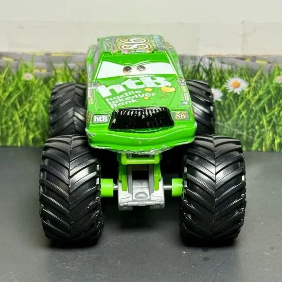Disney Pixar Cars Custom Monster Truck Chick Hicks 1:64 Monster Jam 1:64 Used
