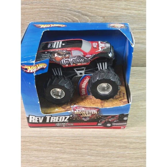 2007  HOT WHEELS MONSTER JAM OUTLAW TRUCK SERIES NIB