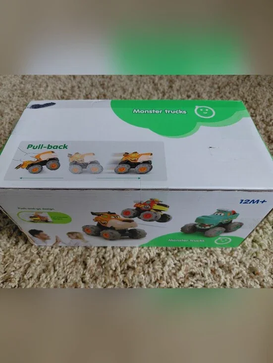 New In Box Pullback Monster Trucks
