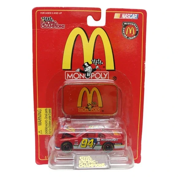 Bill Elliott #94 FORD Stock Car McDonald's MONOPOLY Racing‎ Champions 1996 NASC