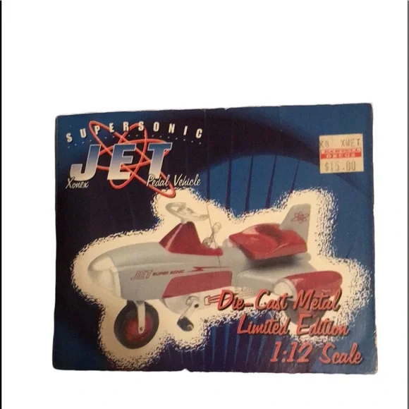 NWT Supersonic Jet Die-cast Limited Edition collectible pedal vehicle